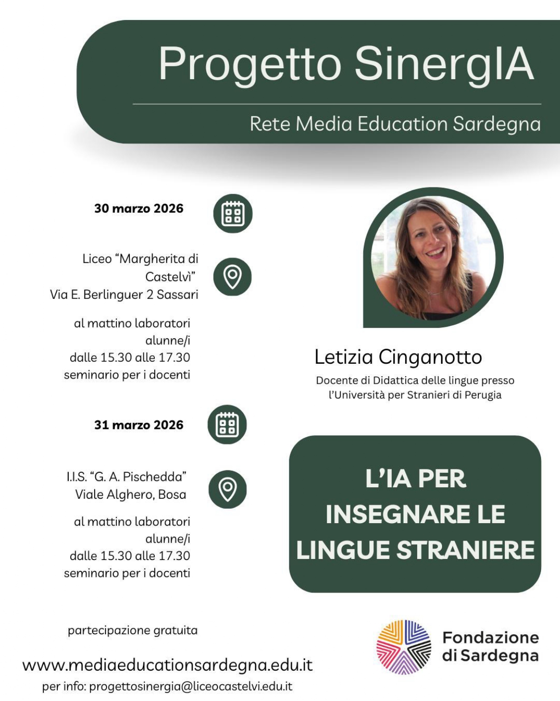 Progetto SinergIA IA: per insegnare le lingue straniere