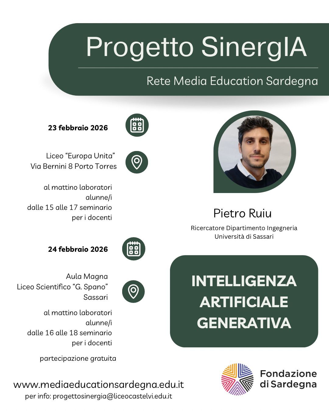 Progetto SinergIA Intelligenza Artificiale Generativa