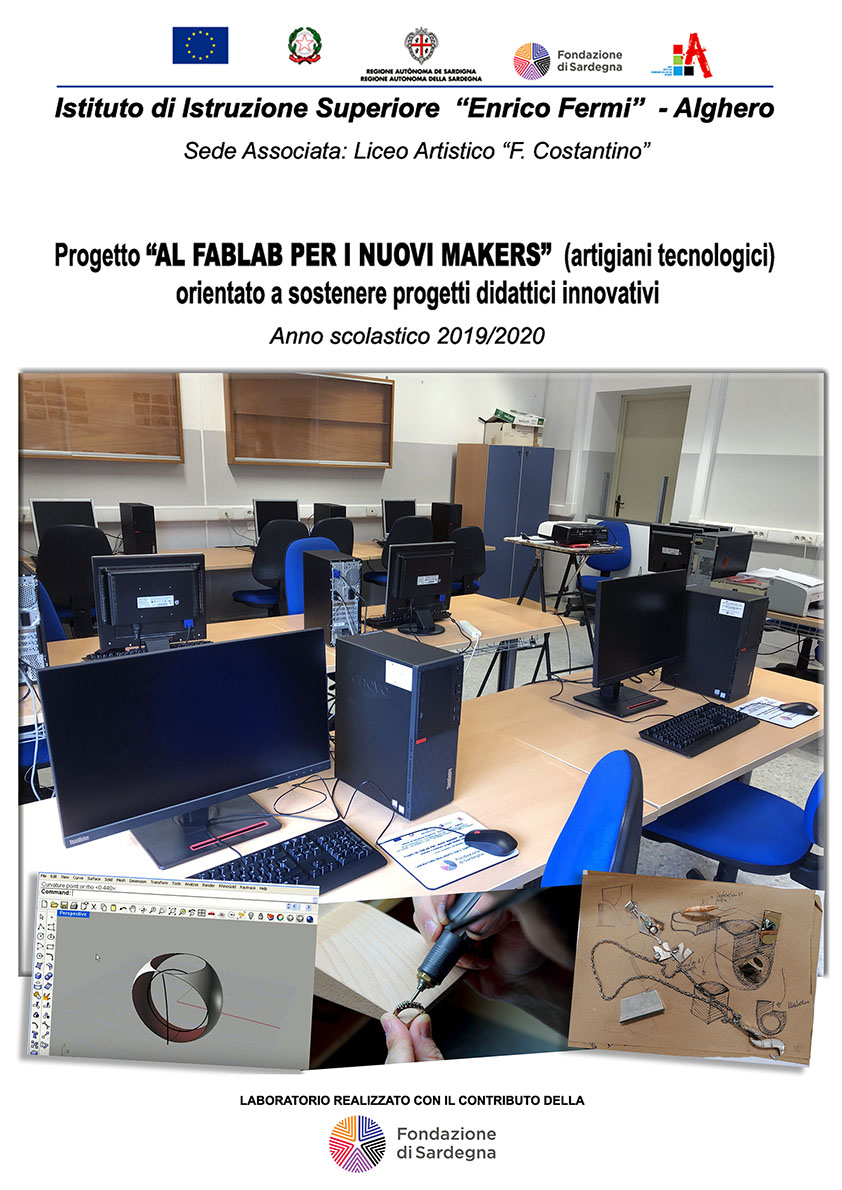 Locandina Incubatore Giovani e Progetto “AL FABLAB PER I NUOVI MAKERS”